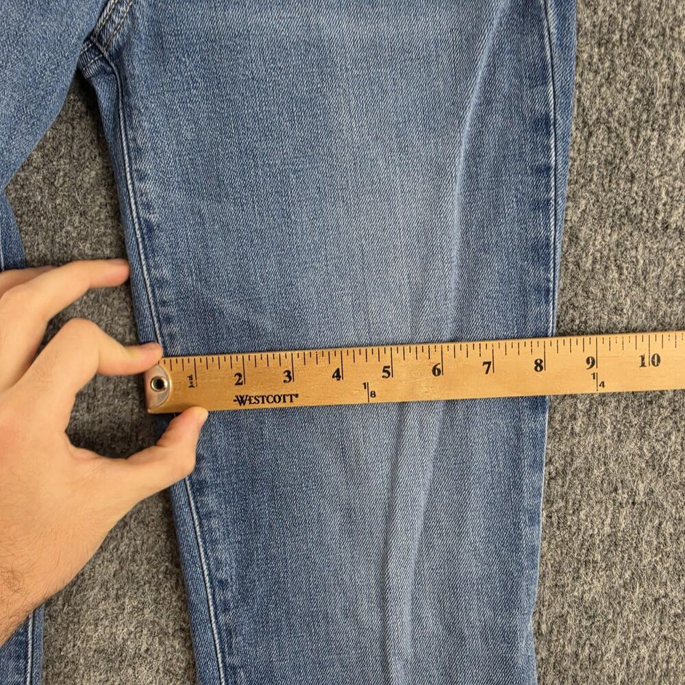 Paige Jeans Womens 27 Sloane Slim Bootcut Medium Wash Blue Denim Casual Stretch - Picture 15 of 16